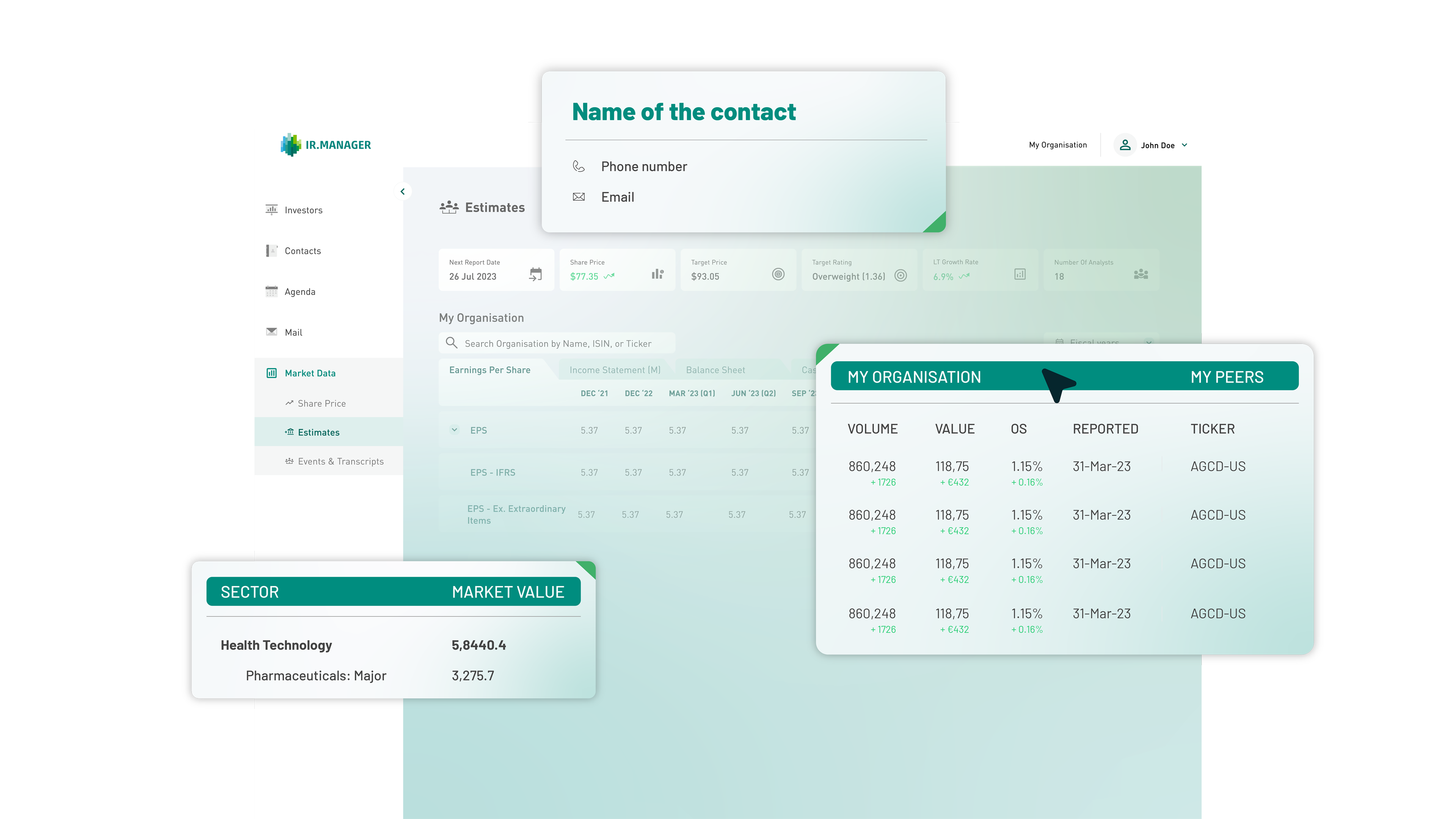 Integrate your shareholder analysis into your investor relations CRM