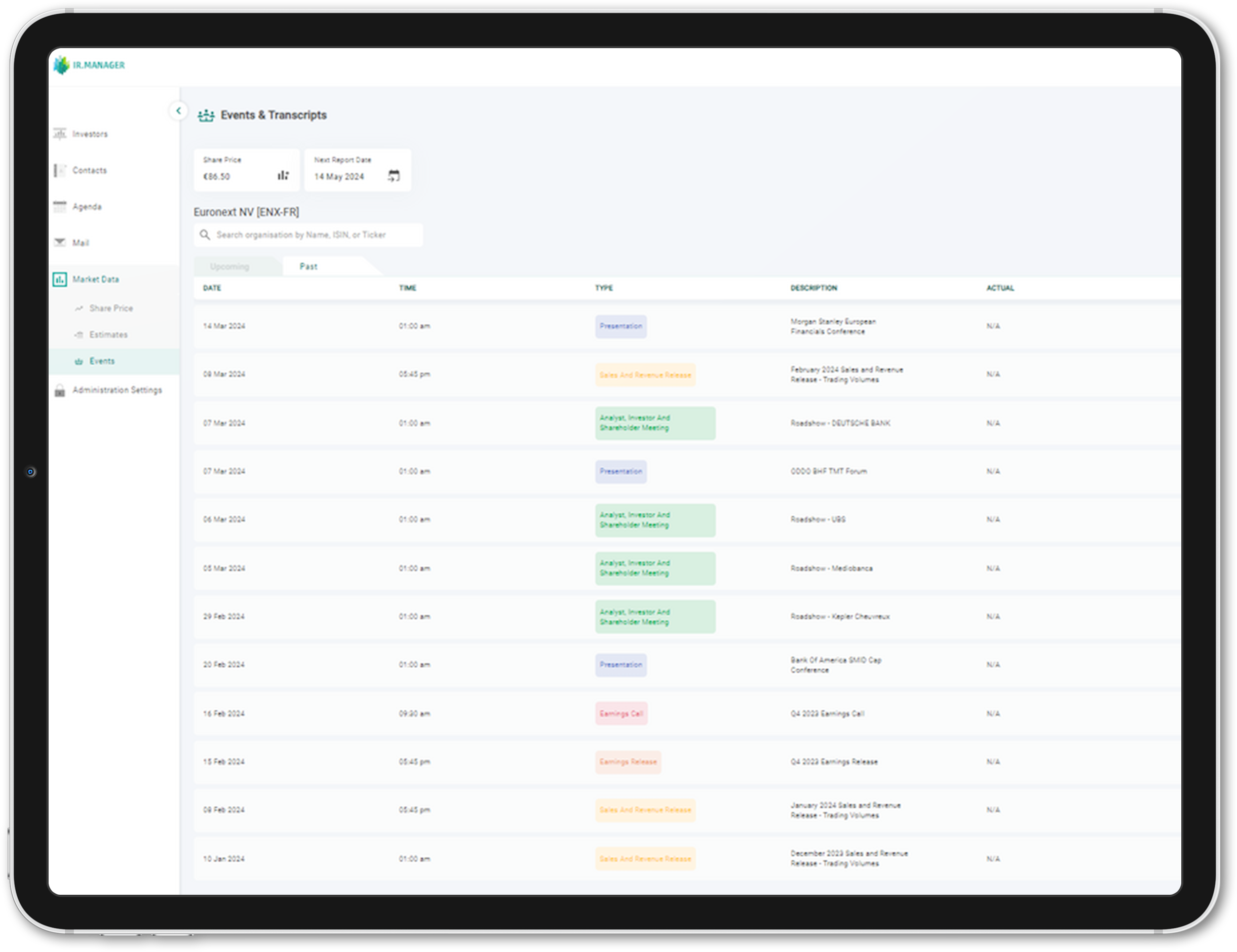 IR-manager-Mockup